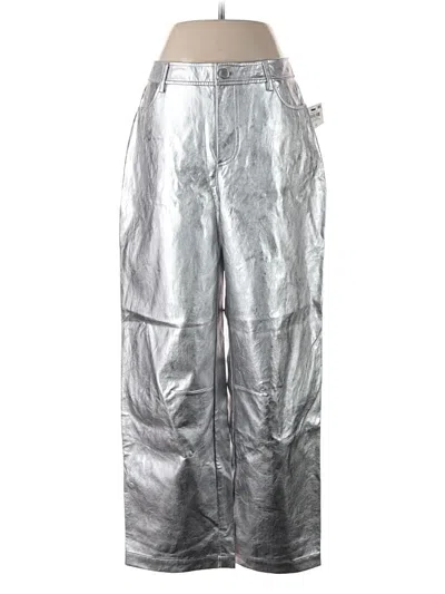 Pre-owned On 34th Casual Pants In Silver