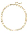 On 34th Chain Link Necklace, 17" + 2" Extender, Created For Macy's In Gold