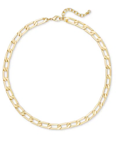 ON 34TH CHAIN LINK 17" NECKLACE, MACY'S EXCLUSIVE