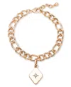 On 34th Gold-tone Twisted Slider Bracelet, Created For Macy's In Gold