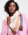 On 34th Colorblocked Blanket Wrap, Macy's Exclusive