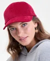 On 34th Corduroy Baseball Cap, Macy's Exclusive In Pink