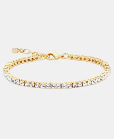 On 34th Crystal Flex Bracelet, Macy's Exclusive In Gold