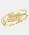 On 34th Crystal Star Puffy Bangle Bracelet, Macy's Exclusive In Gold