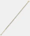 On 34th Crystal Tennis Bracelet, Macy's Exclusive In Gold