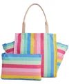 ON 34TH CYNTHIAH CANVAS TOTE BAG, CREATED FOR MACY'S