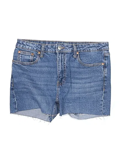 Pre-owned On 34th Denim Shorts In Blue