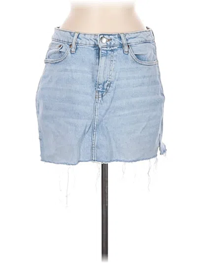Pre-owned On 34th Denim Skirt In Blue