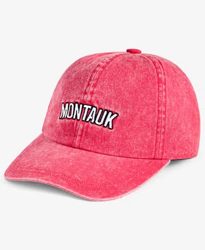On 34th Destination Baseball Cap, Exclusively At Macy's In Dark Red