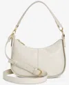 On 34th Dyanne Apricot Small Crossbody, Created For Macy's In Washed Whi