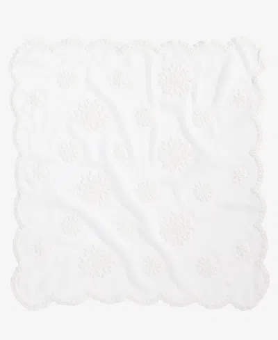 On 34th Eyelet Square Scarf, Macy's Exclusive In White