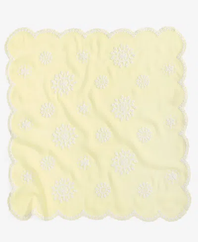 On 34th Eyelet Square Scarf, Macy's Exclusive In White