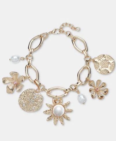 On 34th Flower & Sun Charm Bracelet, Macy's Exclusive In Multi