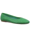 On 34th Women's Friyaa Woven Ballet Flats, Exclusively At Macy's In Bright Green Woven