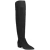 On 34th Gabriellaaf Womens Zipper Manmade Knee-high Boots In Black