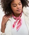 On 34th Gingham Square Bandana Scarf, Exclusively At Macy's In Red