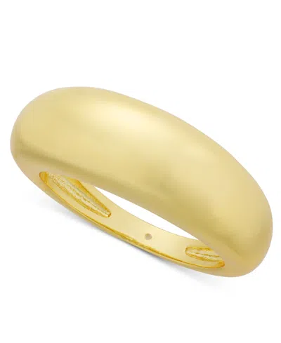 On 34th Gold-tone Domed Band Ring, Exclusively At Macy's