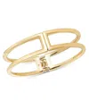 On 34th Gold-tone Double-row Bangle Bracelet, Exclusively At Macy's In Gold