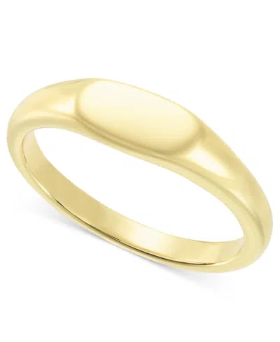 On 34th Gold-tone Signet Ring, Created For Macy's