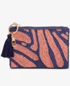 On 34th Hand Beaded Coin Purse, Exclusively At Macy's In Blue