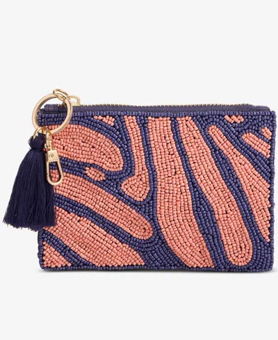 On 34th Hand Beaded Coin Purse, Exclusively At Macy's In Blue