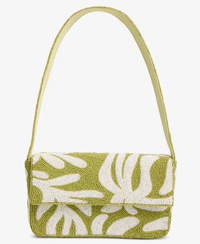 On 34th Hand Beaded Shoulder Bag, Exclusively At Macy's In Green
