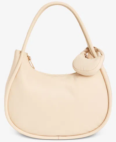 On 34th Harlowwe Small Pebbled Hobo Bag, Exclusively At Macy's In Nude