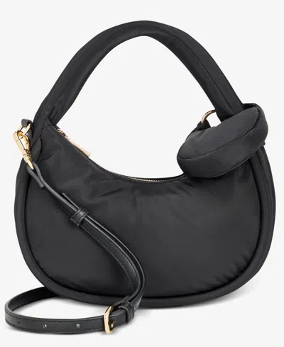 On 34th Harlowwe Small Pebbled Hobo Bag, Exclusively At Macy's In Black
