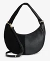 On 34th Harlowwe Small Suede Hobo Bag, Exclusively At Macy's In Black