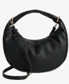 On 34th Harlowwe Solid Top Handle Small Crossbody, Exclusively At Macy's In Black