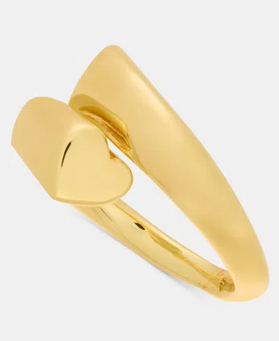 On 34th Heart Tipped Bypass Ring, Macy's Exclusive In Gold