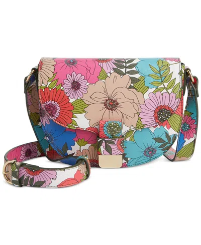 On 34th Holmme Printed Crossbody Bag, Created For Macy's In Multi