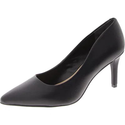 On 34th Women's Jeules Pointed-toe Slip-on Pumps, Created For Macy's In Black Leather