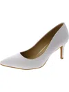 On 34th Jeules Womens Padded Insole Pointed-toe Pumps In White