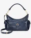 On 34th Jynna Medium Glaze Shoulder Bag, Exclusively At Macy's In Blue