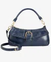 On 34th Jynna Medium Solid Shoulder Bag, Exclusively At Macy's In Blue