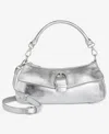 On 34th Jynna Medium Solid Shoulder Bag, Exclusively At Macy's In Silver