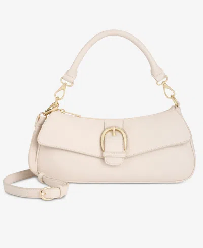On 34th Jynna Medium Solid Shoulder Bag, Exclusively At Macy's In Neutral