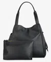 On 34th Jyyll Large Solid Tote With Removable Pouch, Exclusively At Macy's In Black