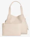 On 34th Jyyll Large Solid Tote With Removable Pouch, Exclusively At Macy's In Pink