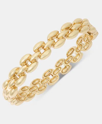 On 34th Large Link Bangle Bracelet, Macy's Exclusive In Gold