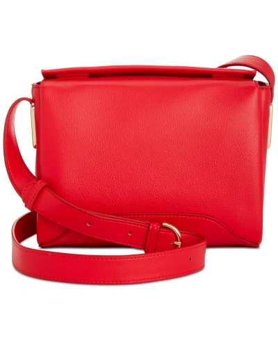 On 34th Leslii Small Crossbody, Created For Macy's In Fiery Red