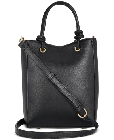 On 34th Liliann Solid Small Bucket Bag, Created For Macy's In Black