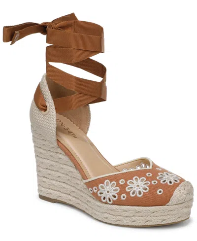 On 34th Melindaa Espadrille Wedge Sandals, Exclusively At Macy's In Brown