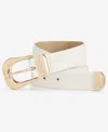 On 34th Metal Tip Black Belt, Exclusively At Macy's In White