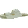 On 34th Milaa Womens Faux Leather Buckle Slide Sandals In Neutral