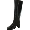 On 34th Millerr Womens Faux Leather Square Toe Knee-high Boots In Multi