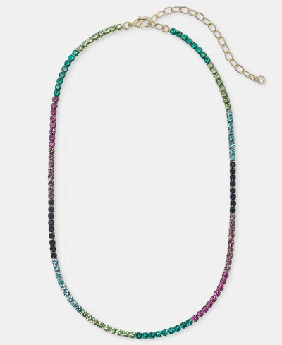 On 34th Multi-color Stone Necklace, Macy's Exclusive