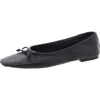 On 34th Naomiep Womens Faux Leather Slip On Ballet Flats In Black