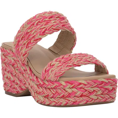 ON 34TH NORINA WOMENS WOVEN MANMADE PLATFORM SANDALS